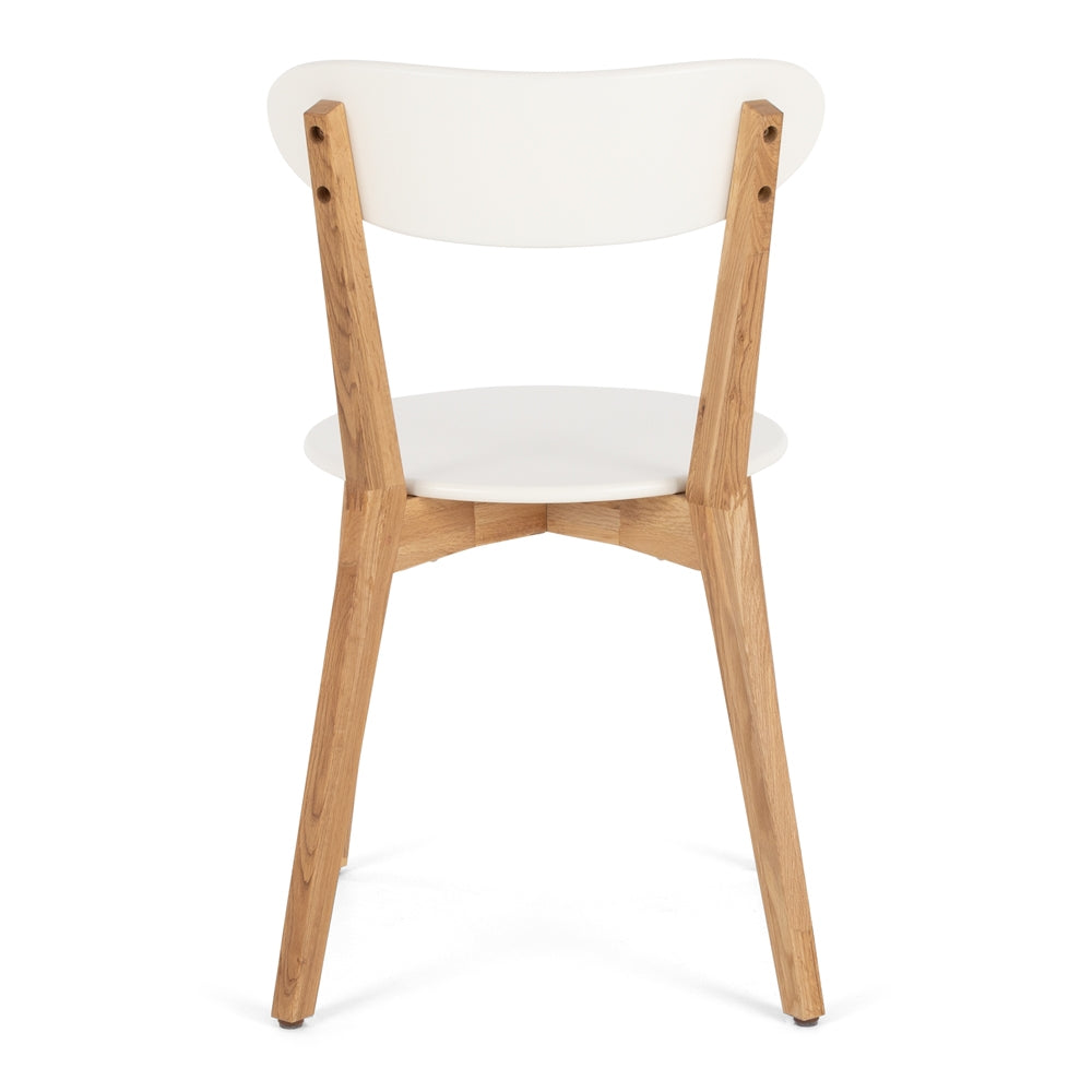 Radius Dining Chair White Back