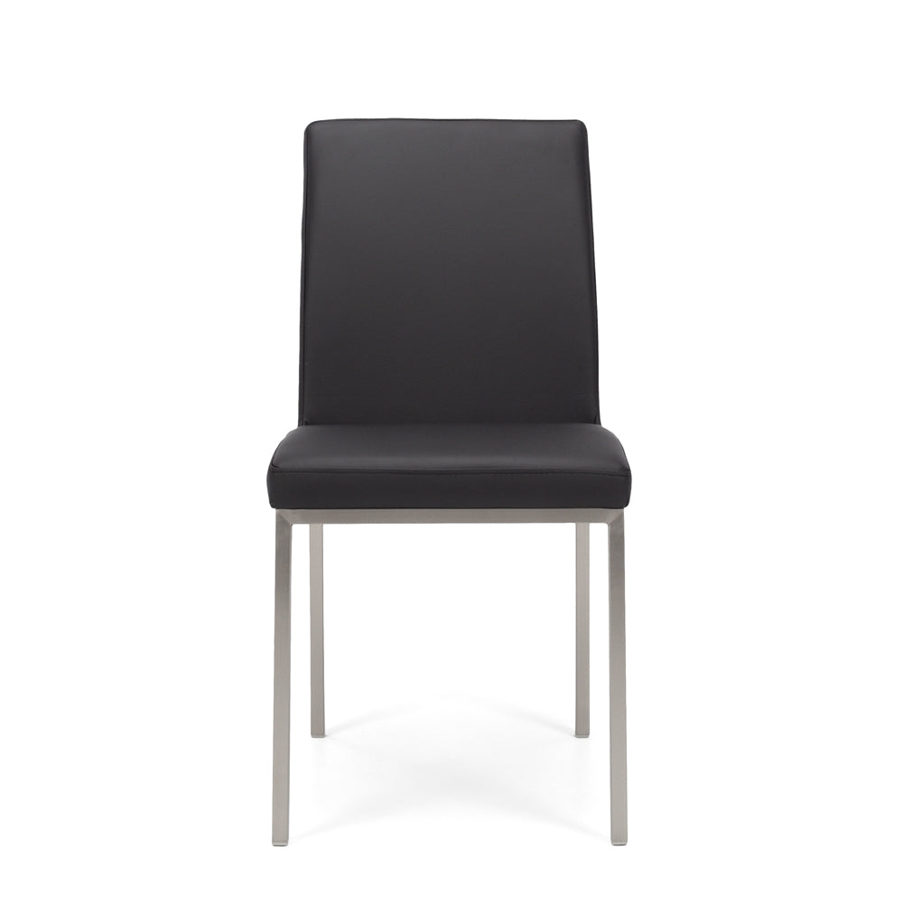 Bristol Dining Chair Black Front on 