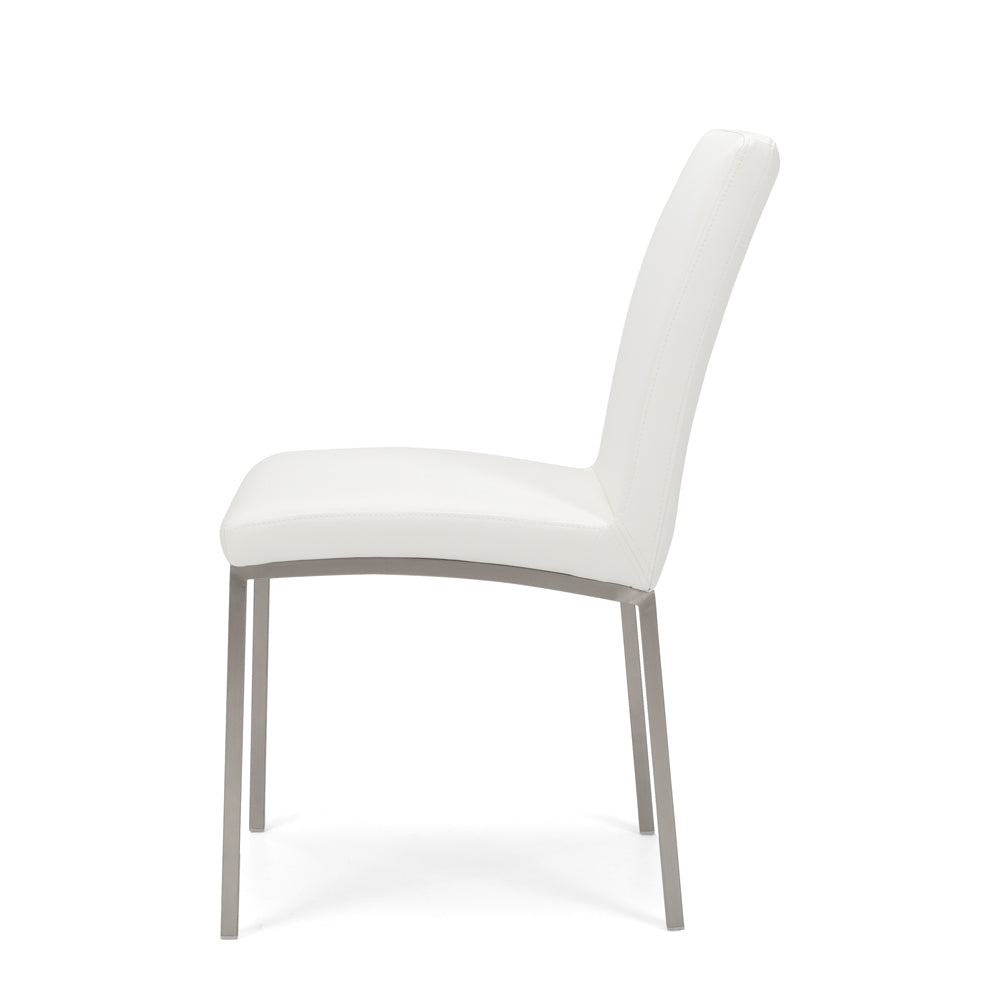 Bristol Dining Chair White Side On