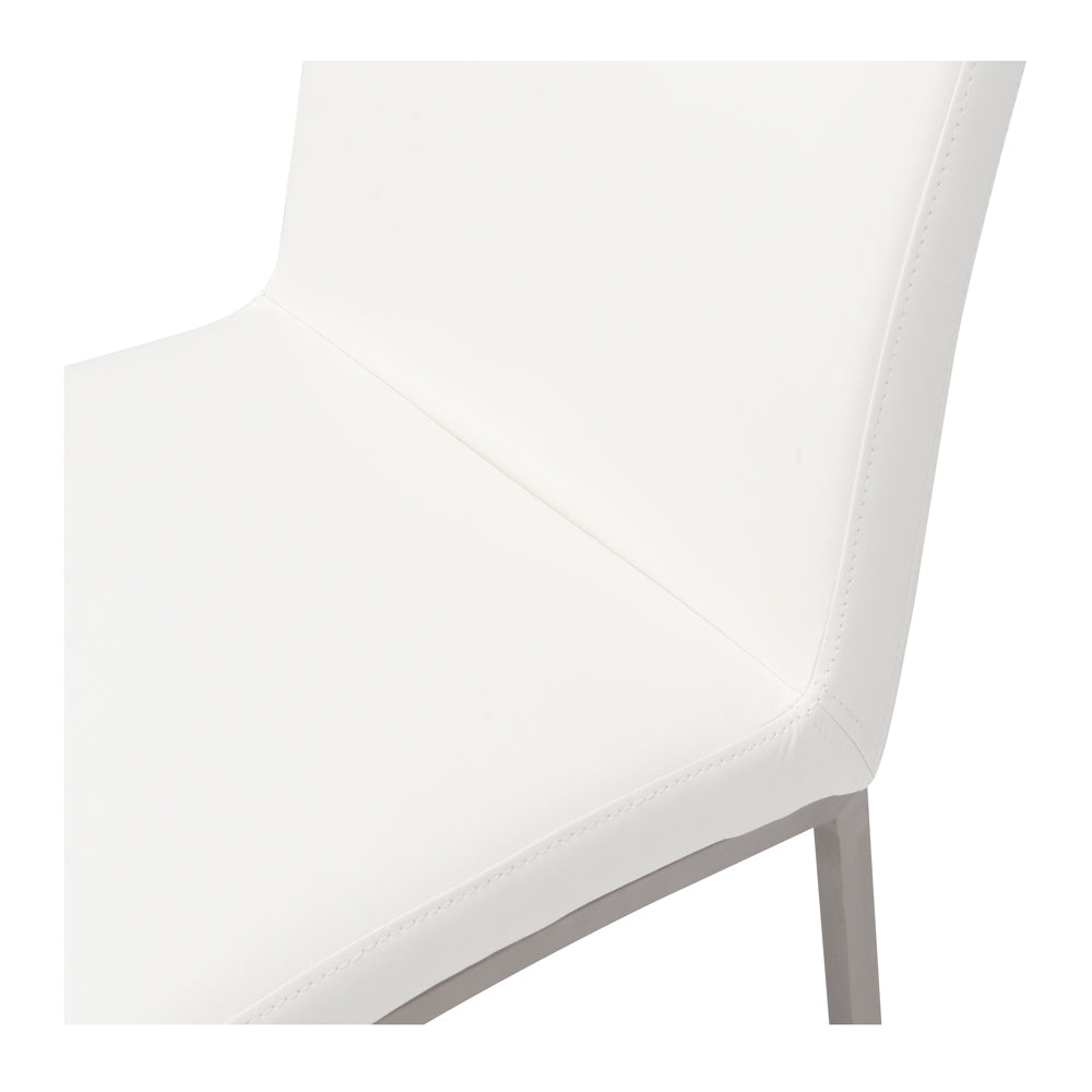 Bristol Dining Chair White Accent 