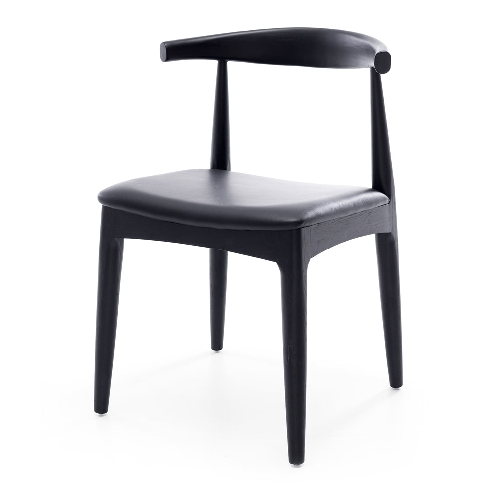 Elbow Dining Chair Black