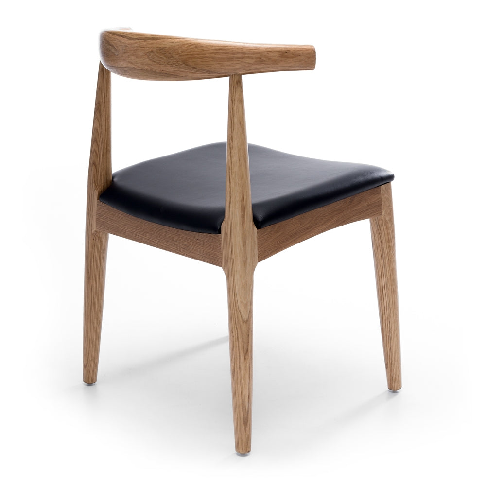 Elbow Dining Chair Natural Profile