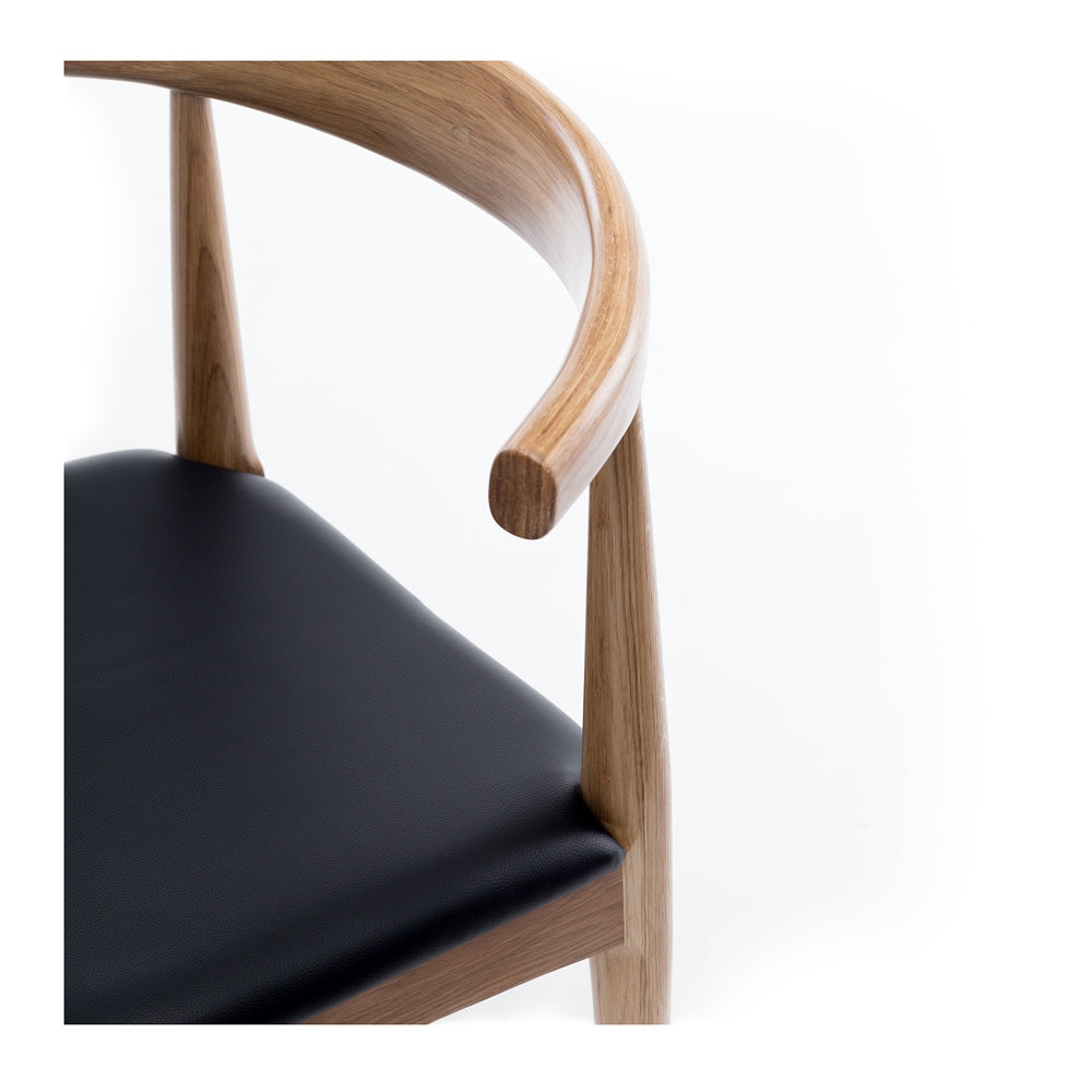 Elbow Dining Chair Natural Accent