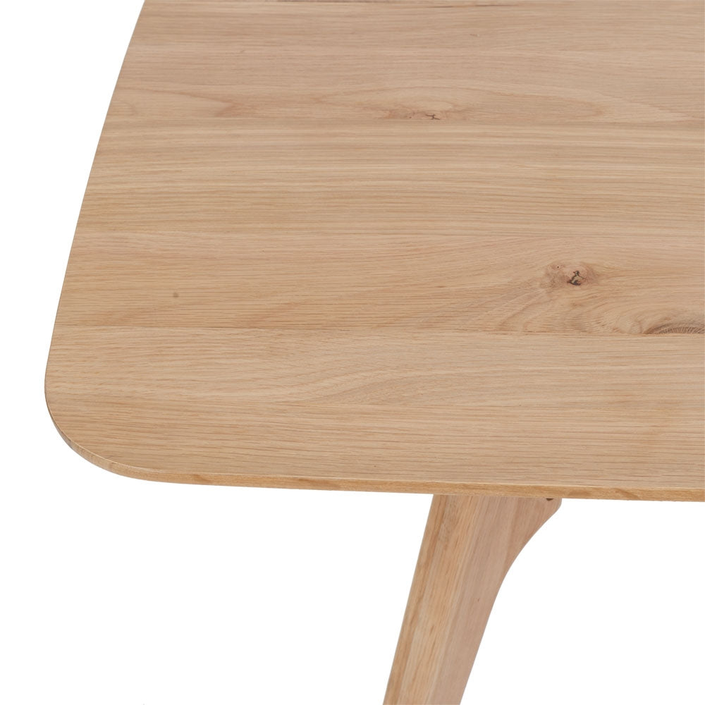 Flow Dining Table 1300 Wood Grain