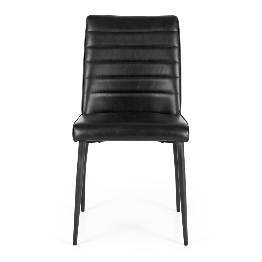 Hansel Chair Vintage Black Front 