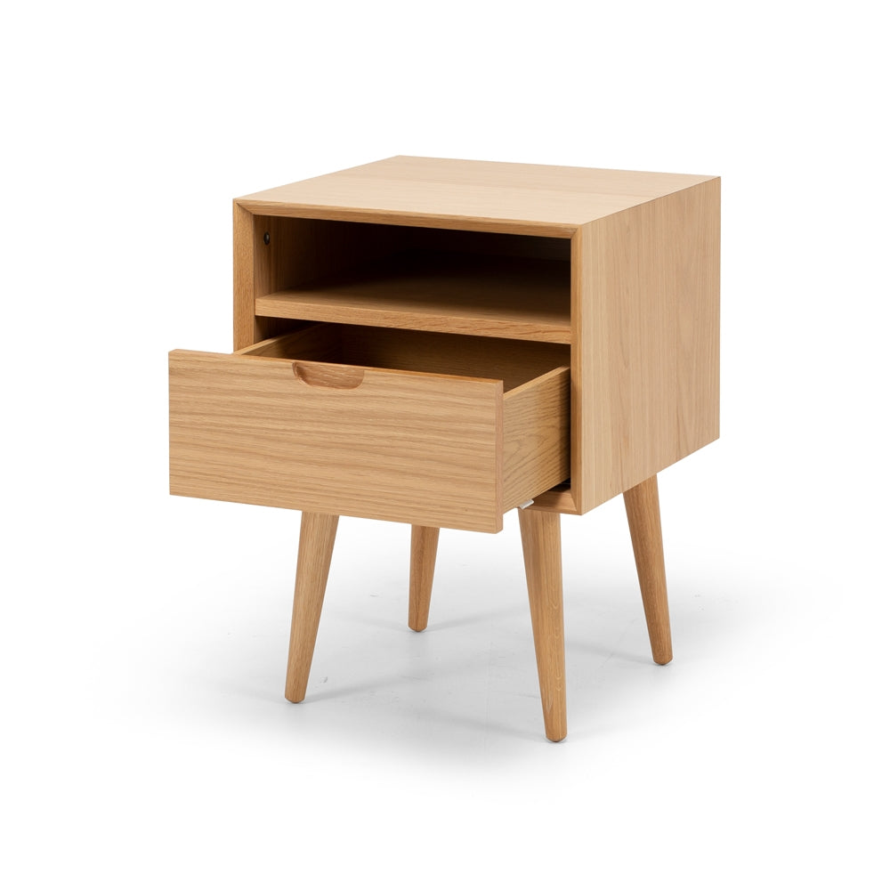 Oslo Bedside Square Drawer Opening 