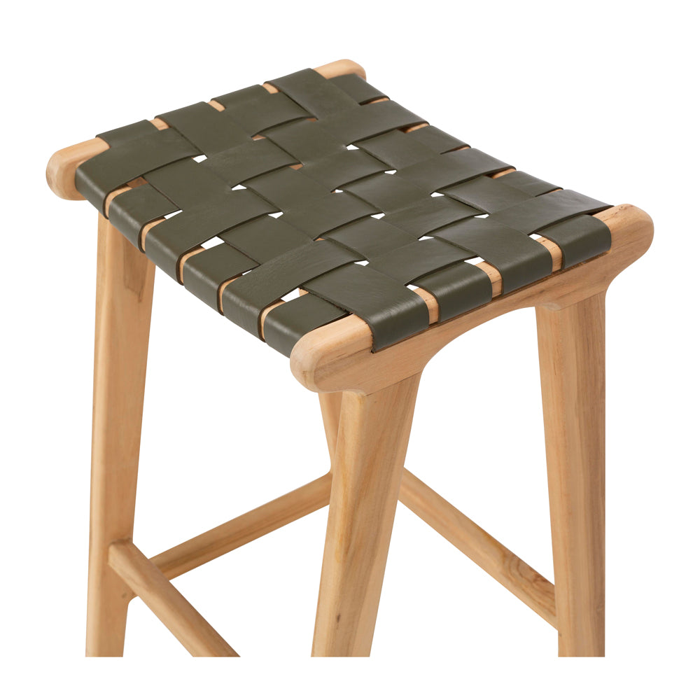 Indo Barstool Olive Seat