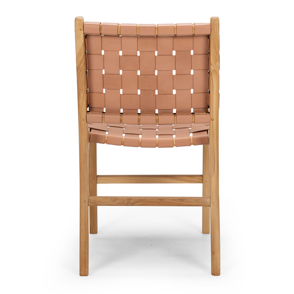 Indo Woven Dining Chair Plush Back 