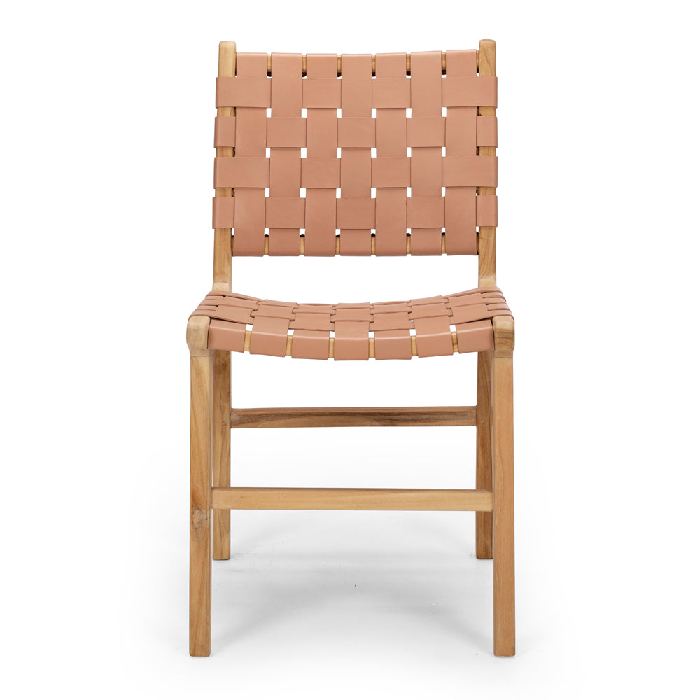 Indo Woven Dining Chair Plush Front 