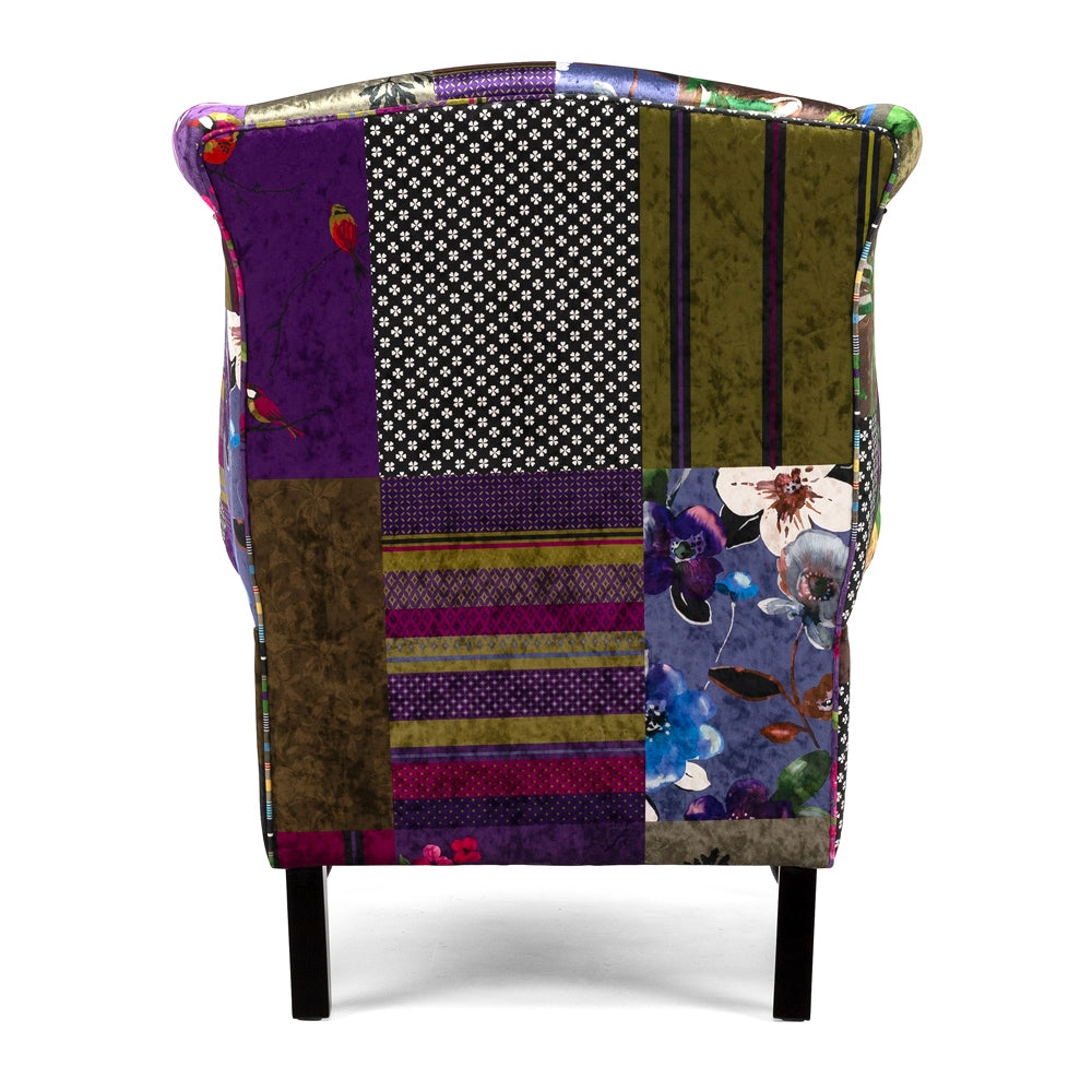 Patchwork Wingback Back 