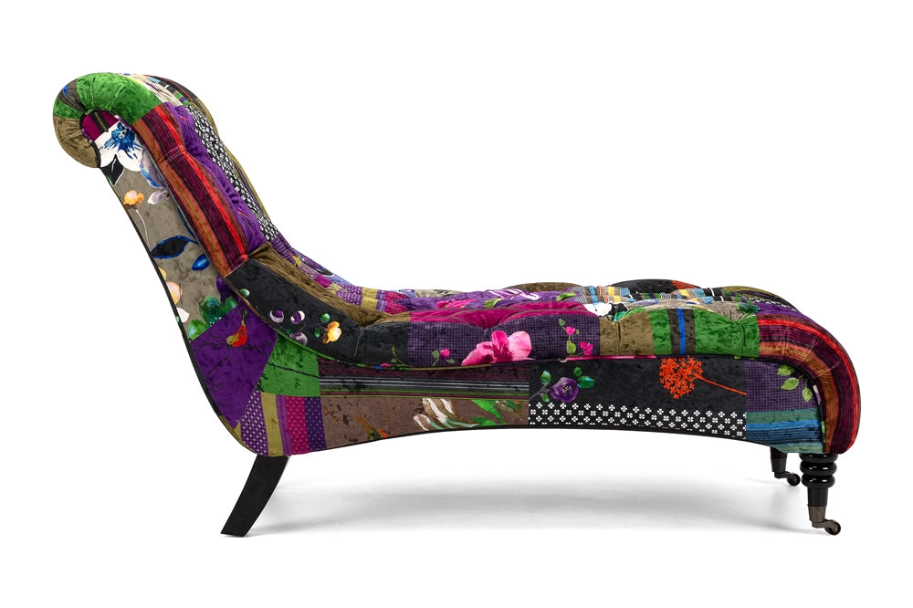 Patchwork Chaise Side On 