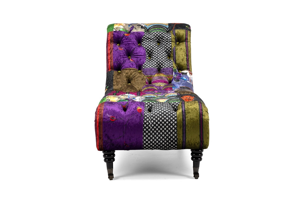 Patchwork Chaise Front On