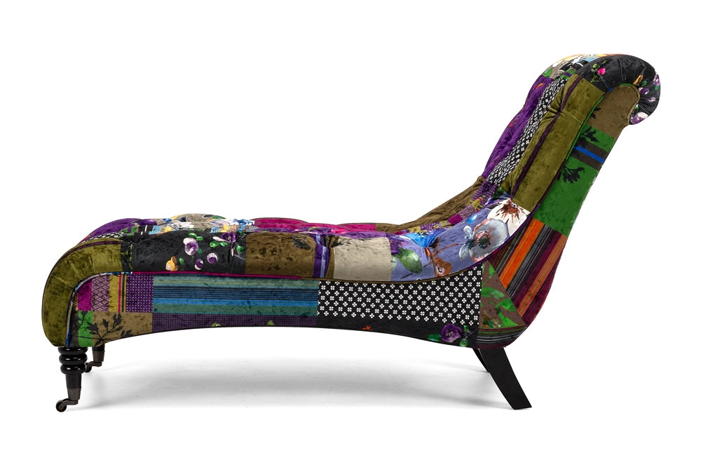 Patchwork Chaise Side On Angle