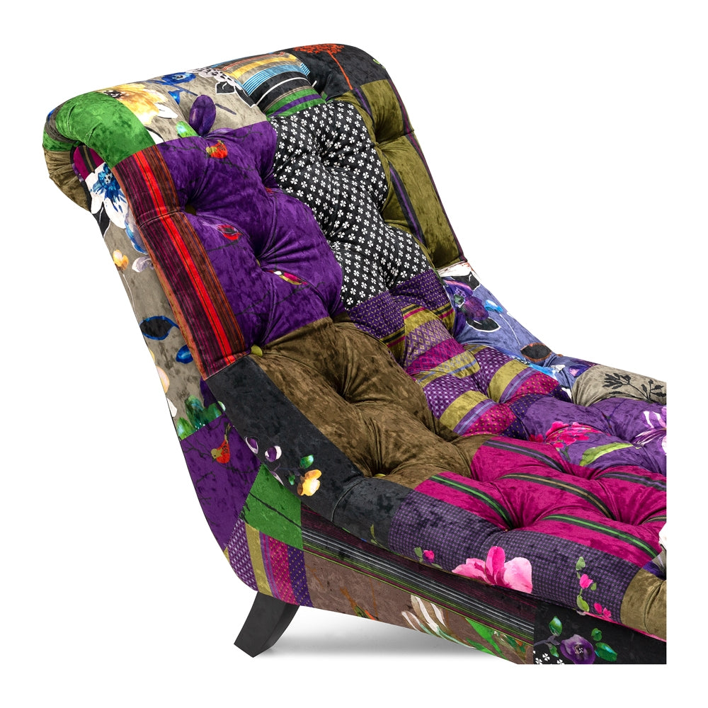 Patchwork Chaise Close Up 