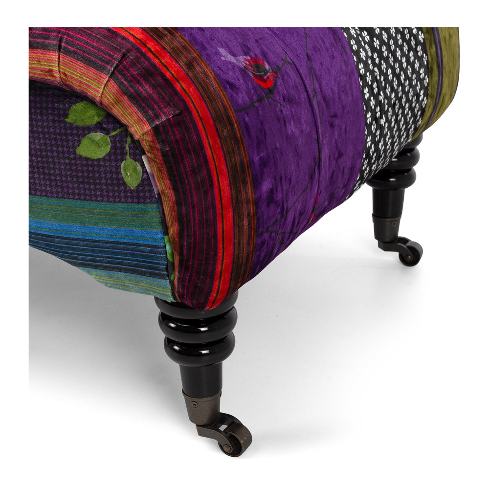 Patchwork Chaise Leg Detail