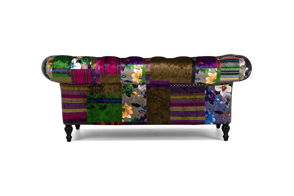 Patchwork 2 seater Loveseat Back