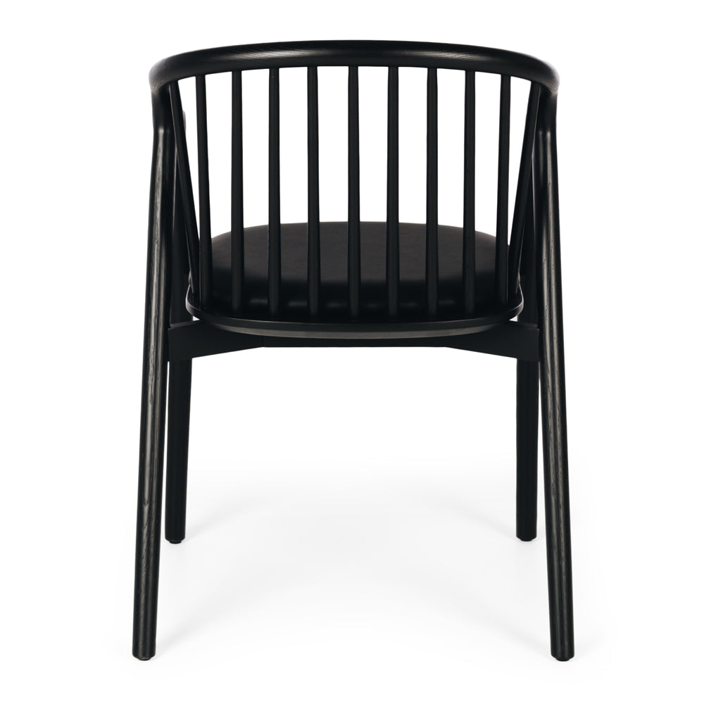 Nord Dining Chair Black Back View