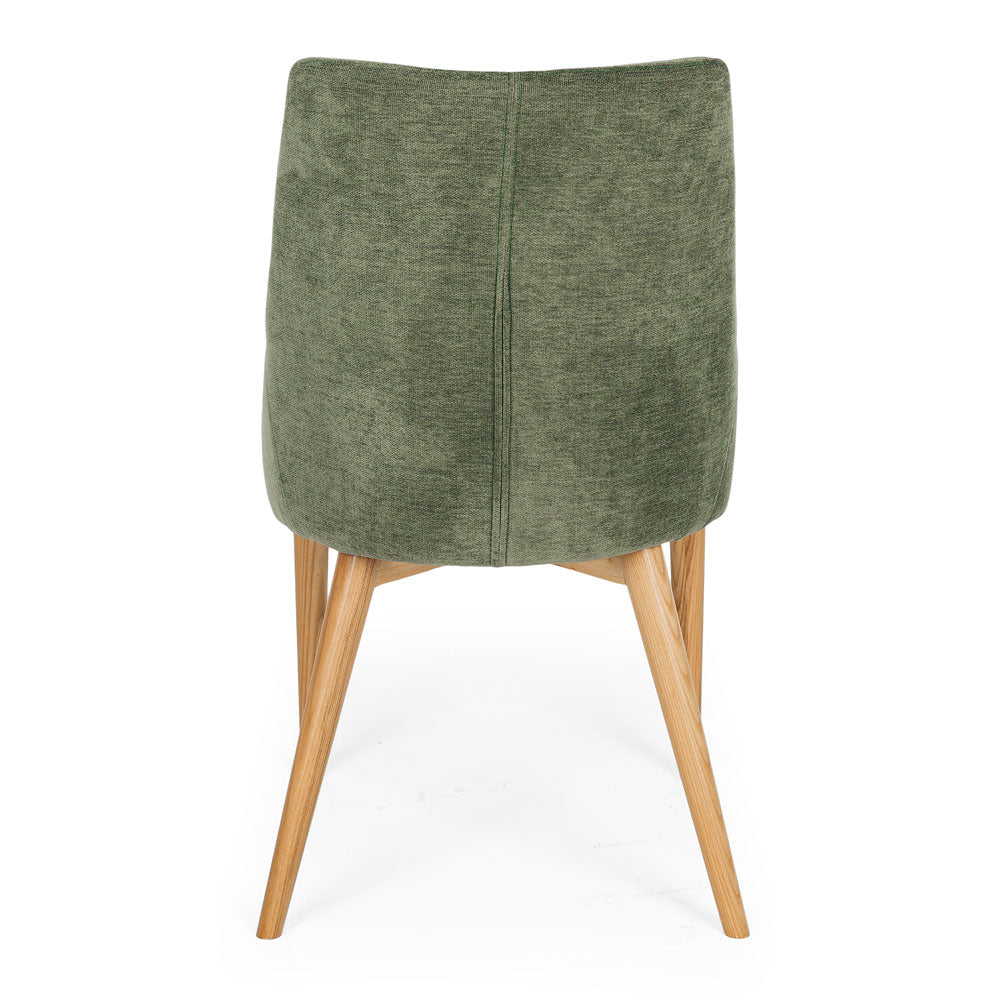 Eva Dining Chair Spruce Green Back