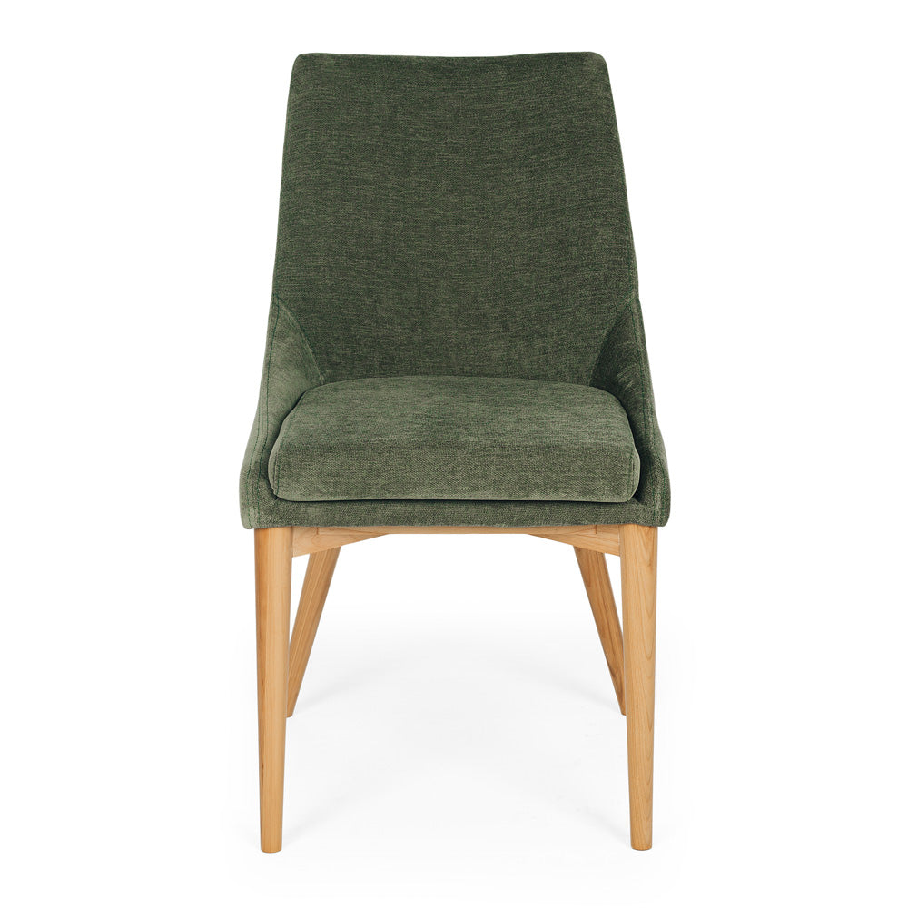 Eva Dining Chair Spruce Green Front 