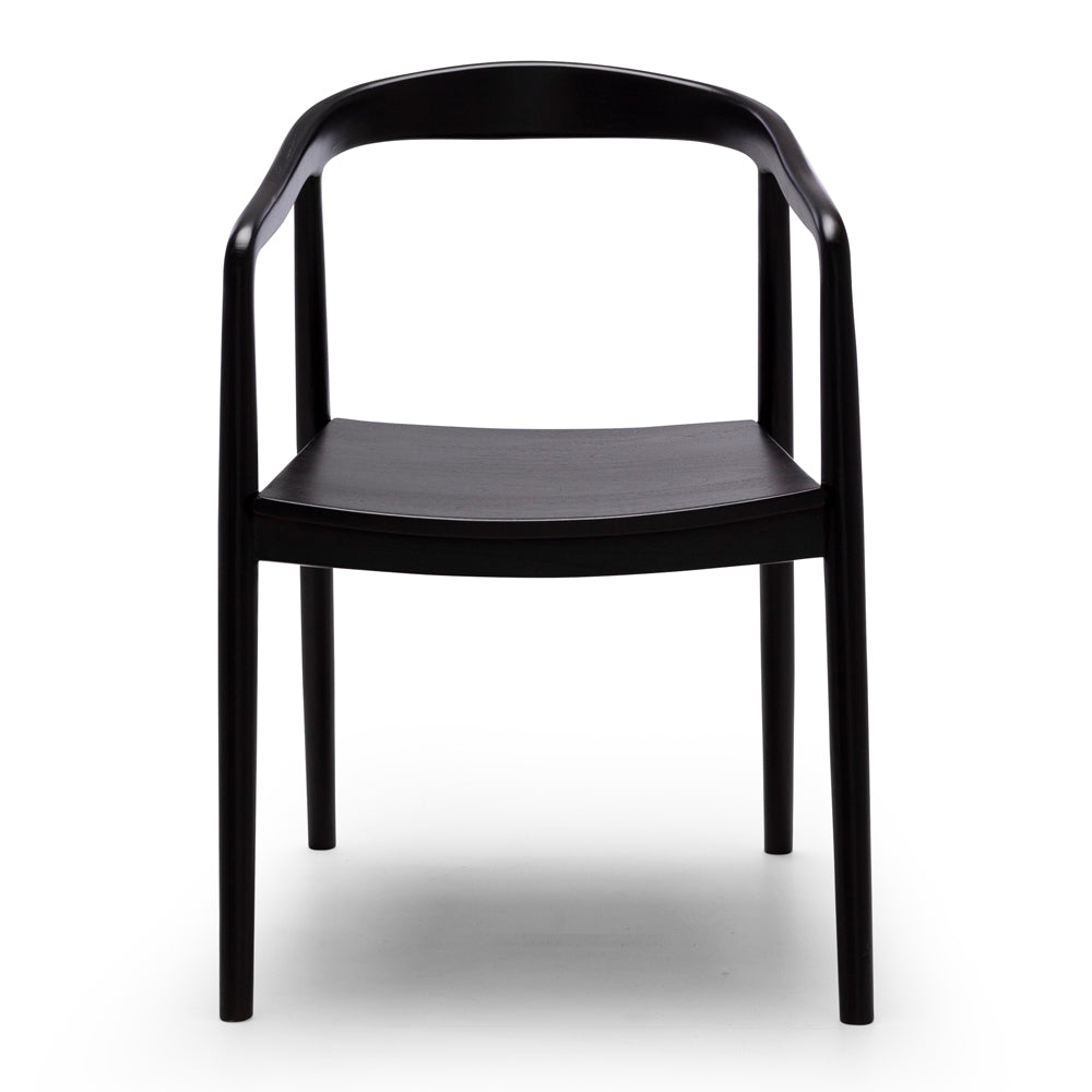 Rue Dining Chair Black Front