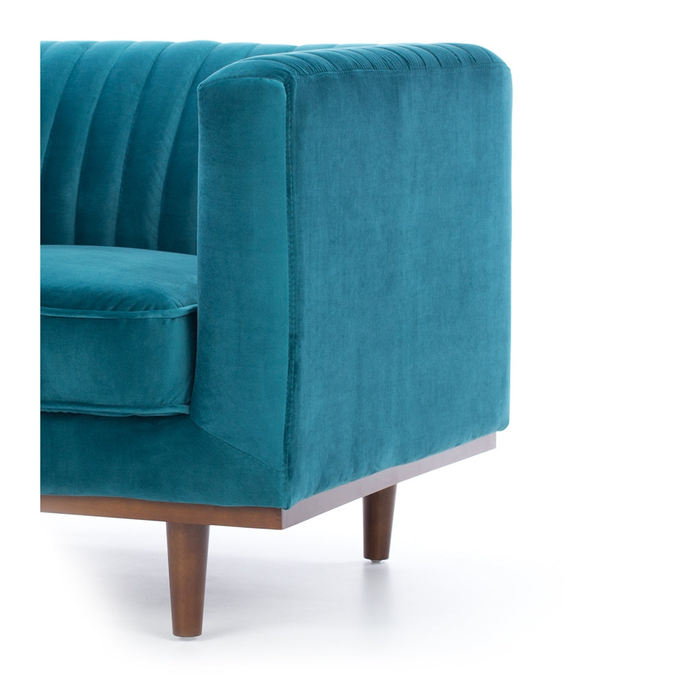 Madison Armchair Daintree Velvet Arm Detail 