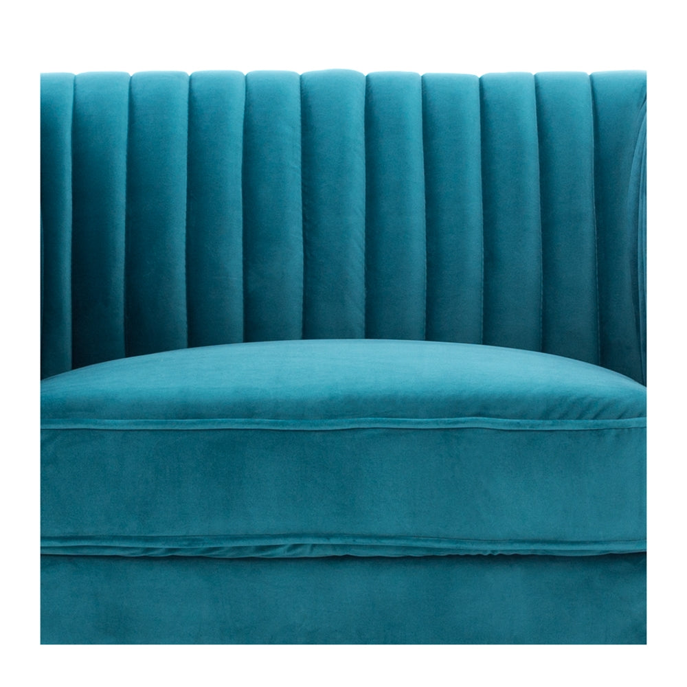 Madison Armchair Daintree Velvet Close up 