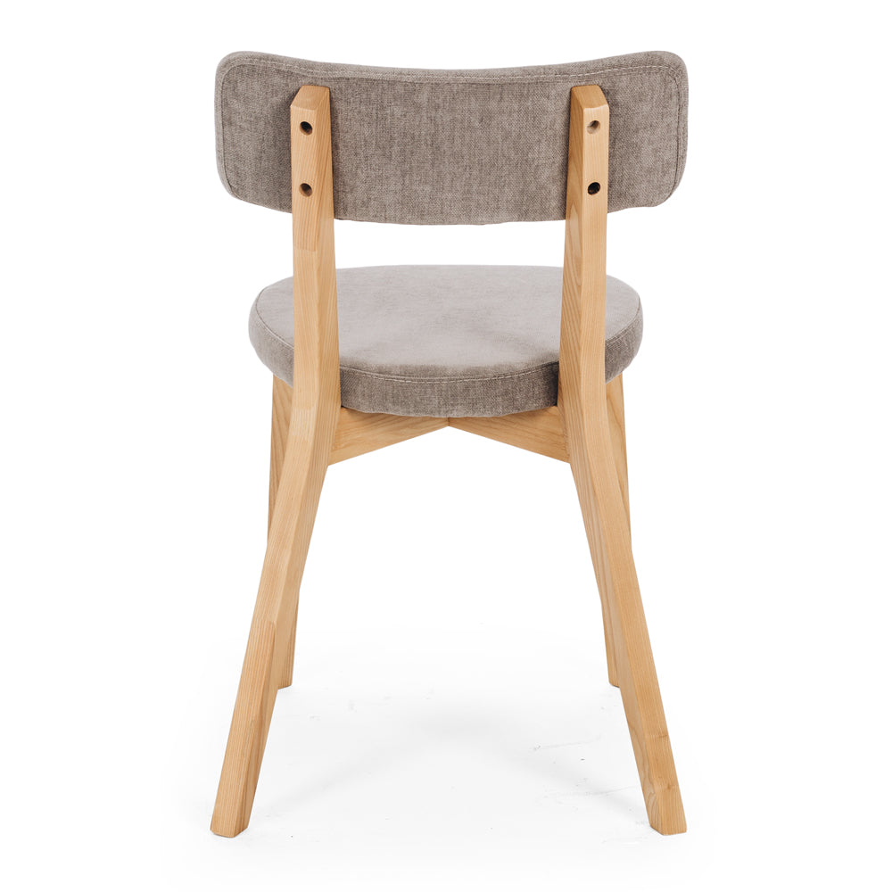 Prego Dining Chair Mist Grey Back 