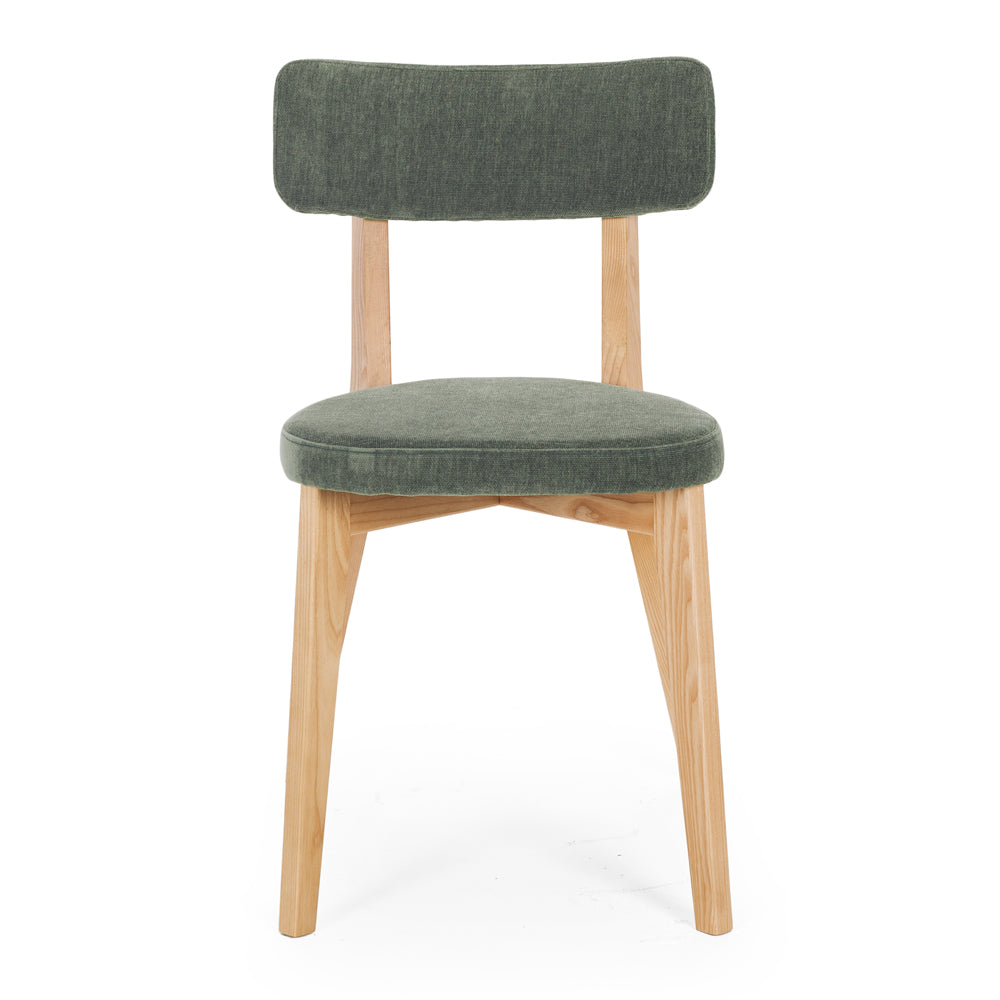 Prego Dining Chair Spruce Green  Front 