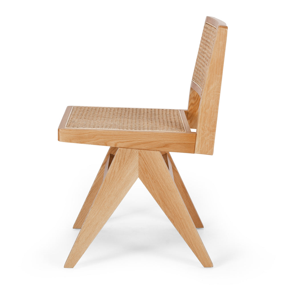 Palma Chair Natural Rattan Seat Side On