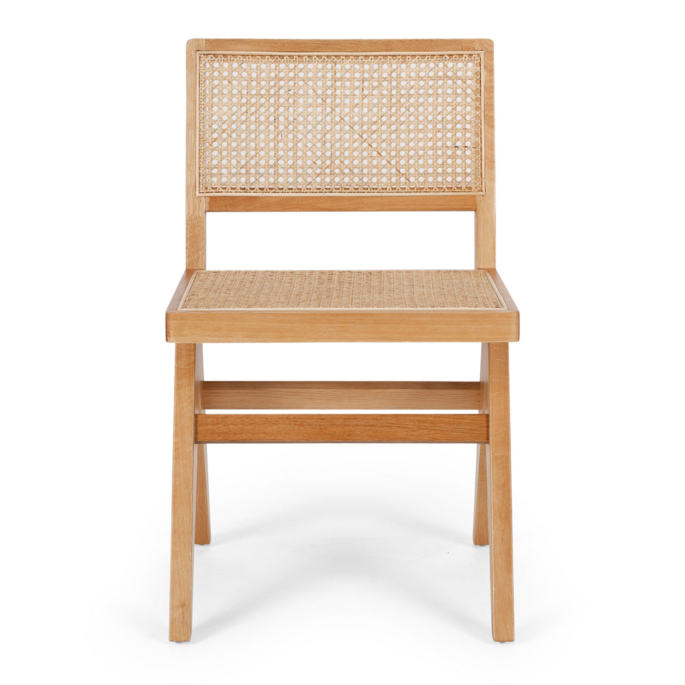 Palma Chair Natural Rattan Seat Front 