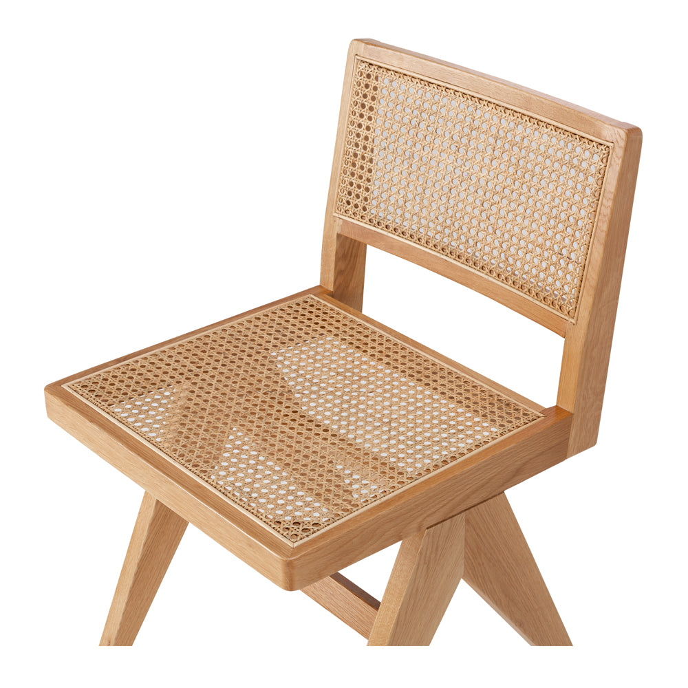 Palma Chair Natural Rattan Seat Accent 