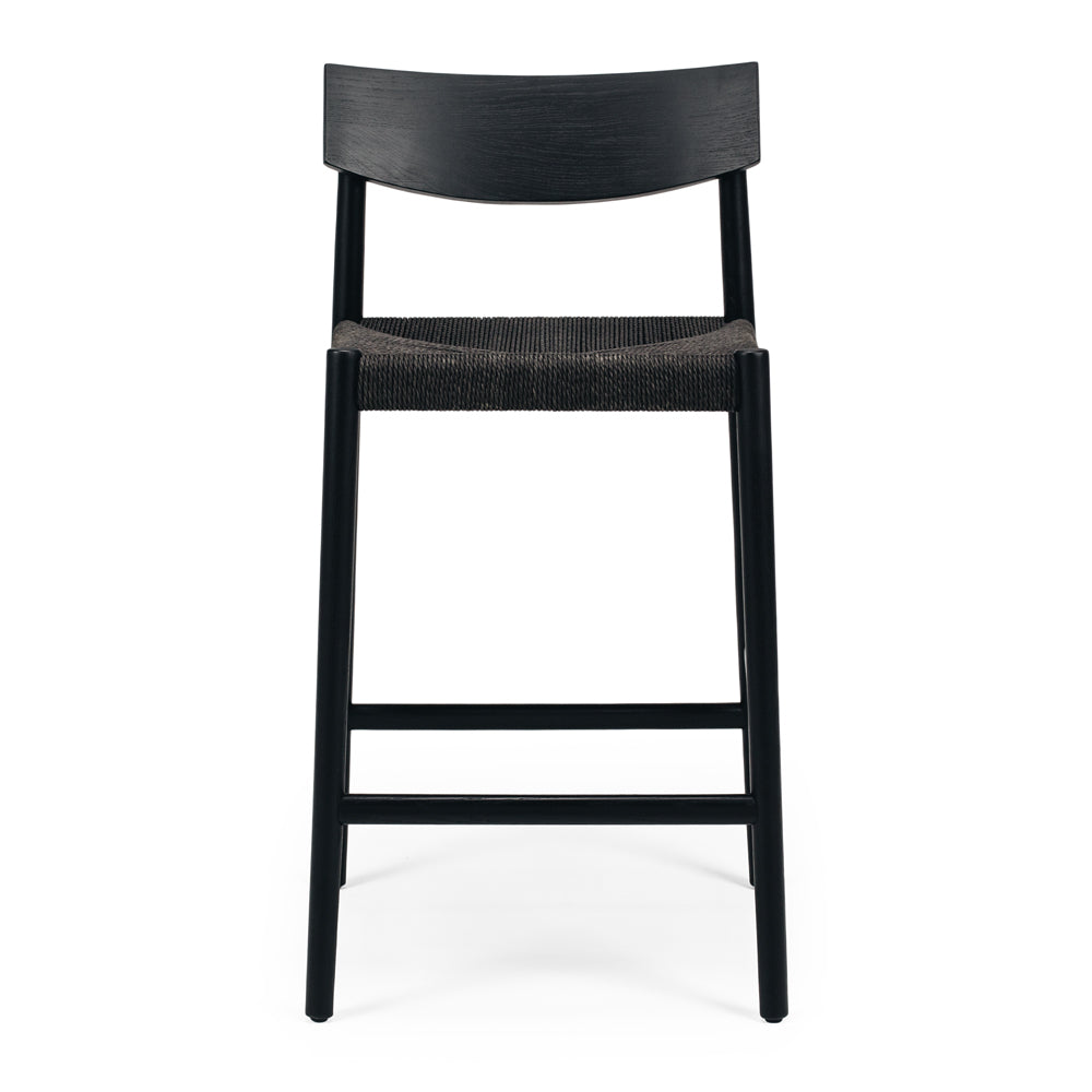 Ingrid Barstool Black Front 