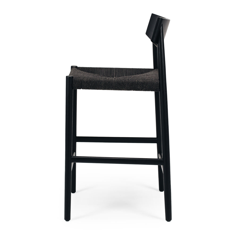 Ingrid Barstool Black Side On